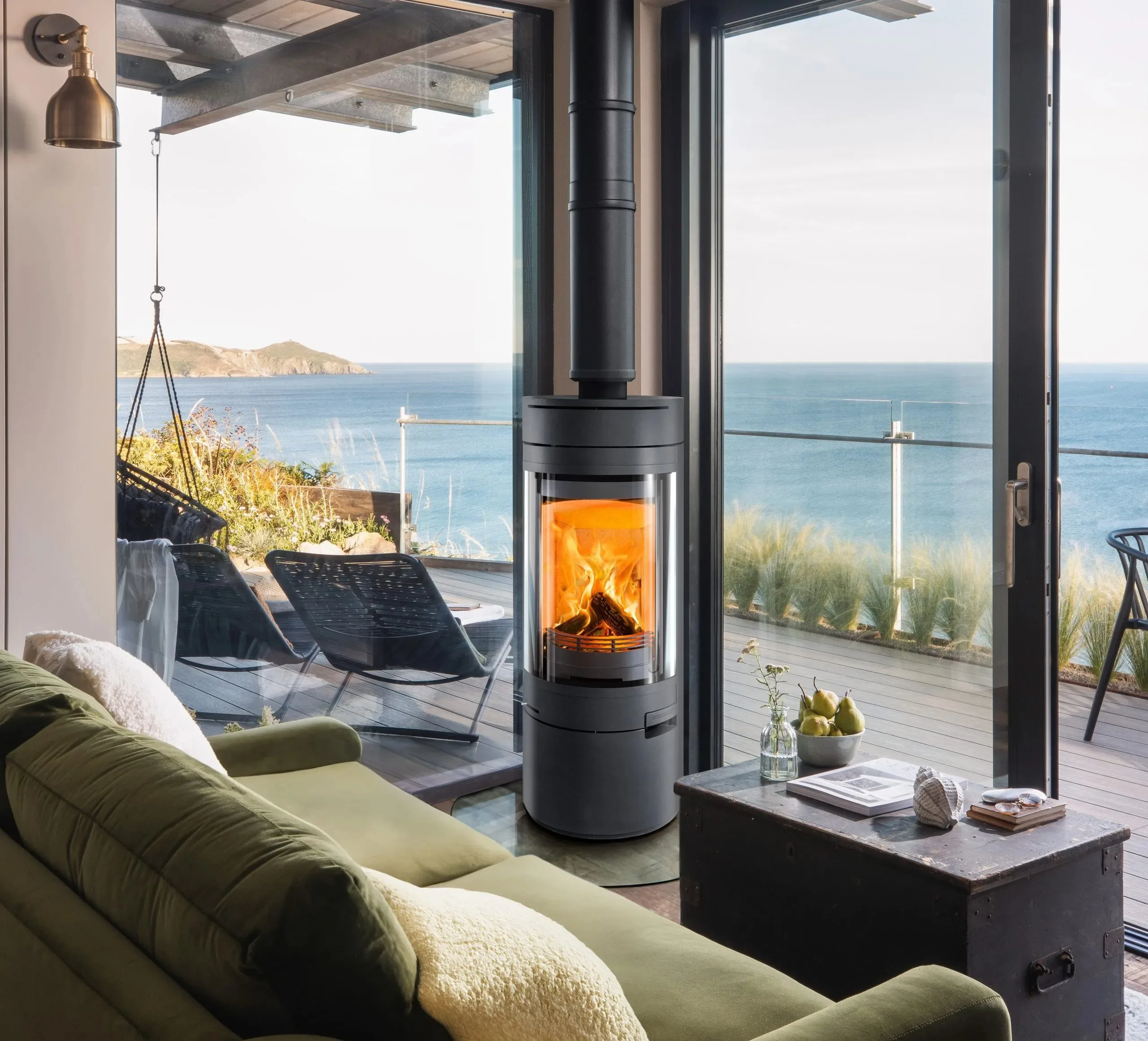 Hunter Radial freestanding wood-burning stove