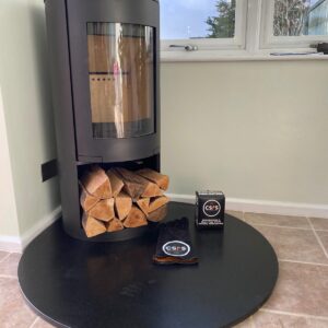 Tear Drop Granite Hearth