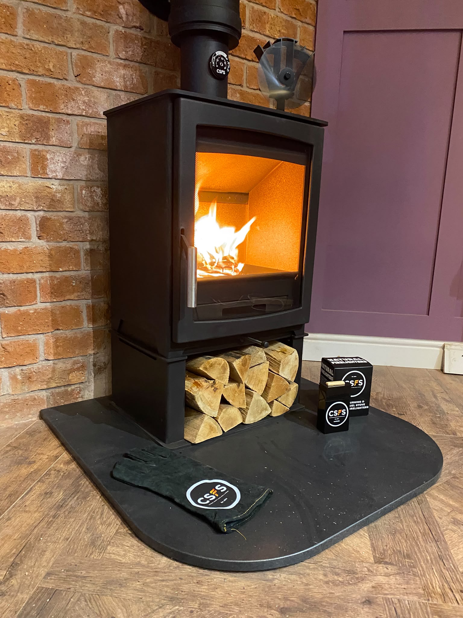 Multi-fuel stove installed by CSFS