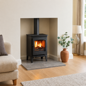 Charcoal Grey Fireplace Hearth in Stoke-on-Trent