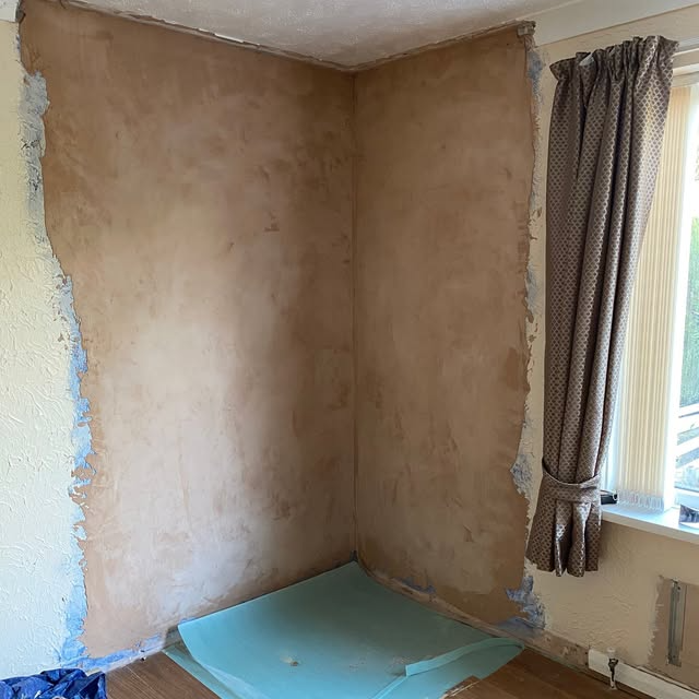 Fireplace before log burner installation in Stafford